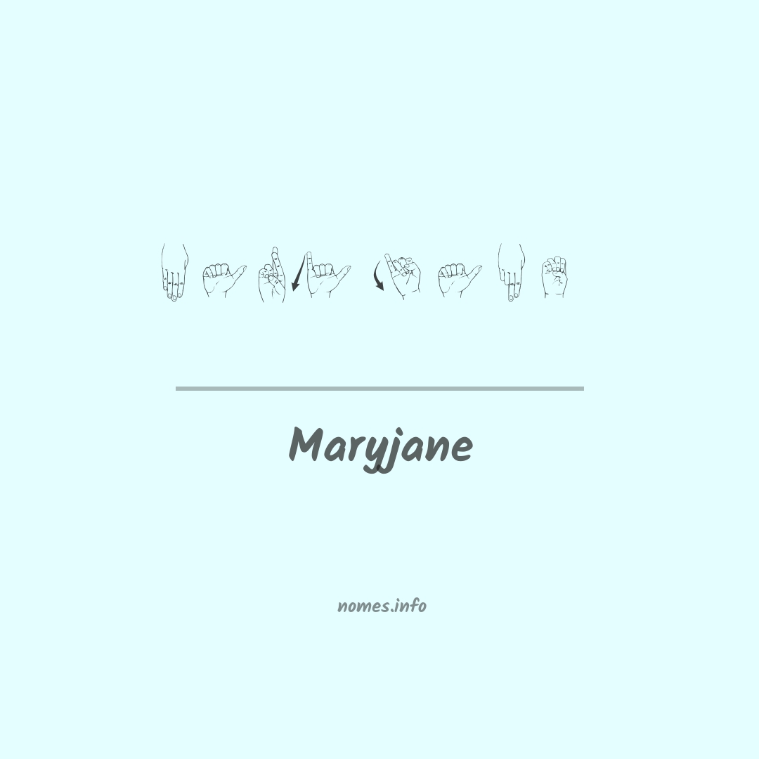 Maryjane em Libras