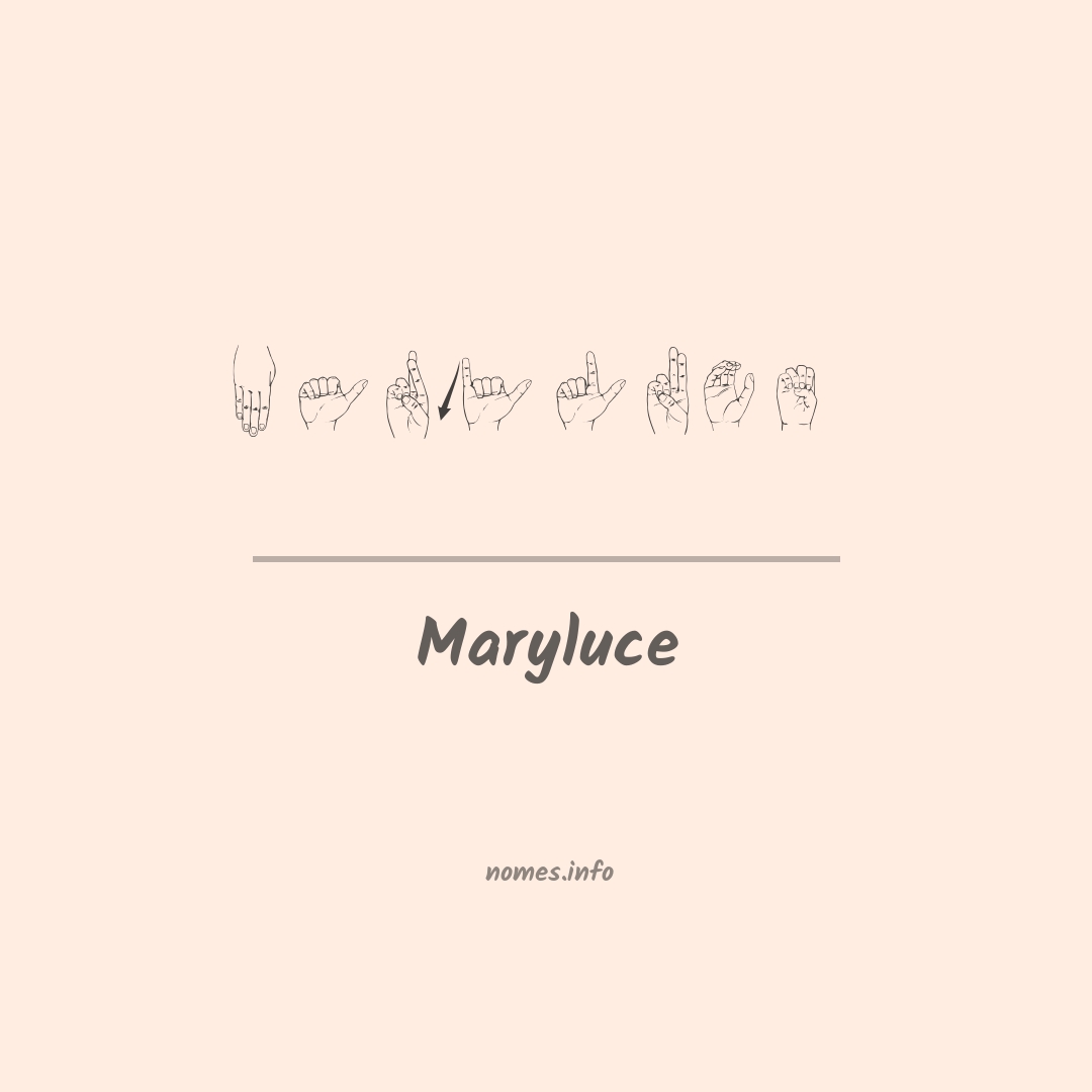 Maryluce em Libras