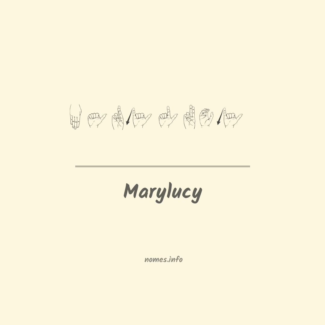 Marylucy em Libras