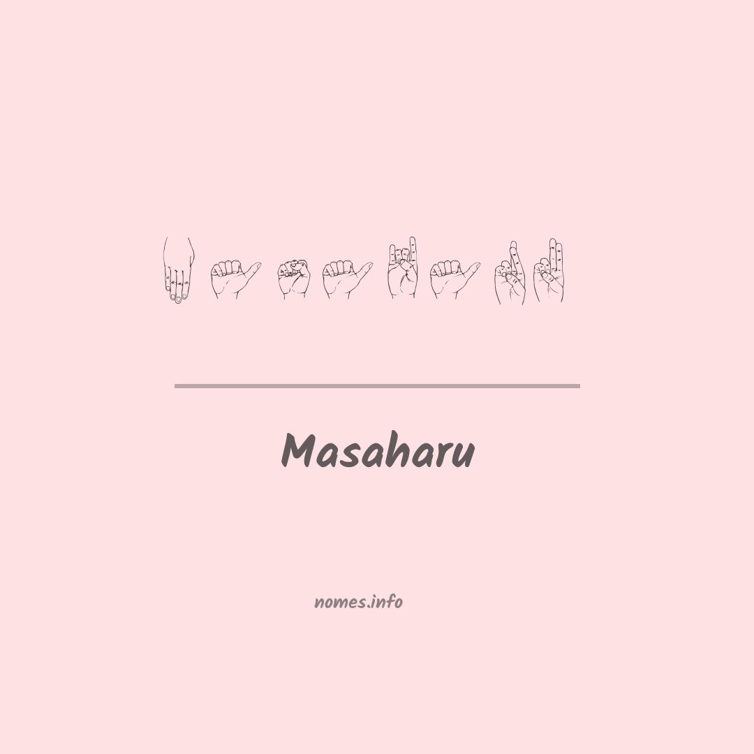 Masaharu em Libras