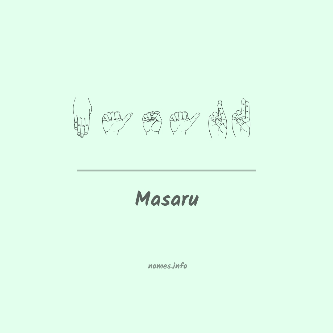 Masaru em Libras