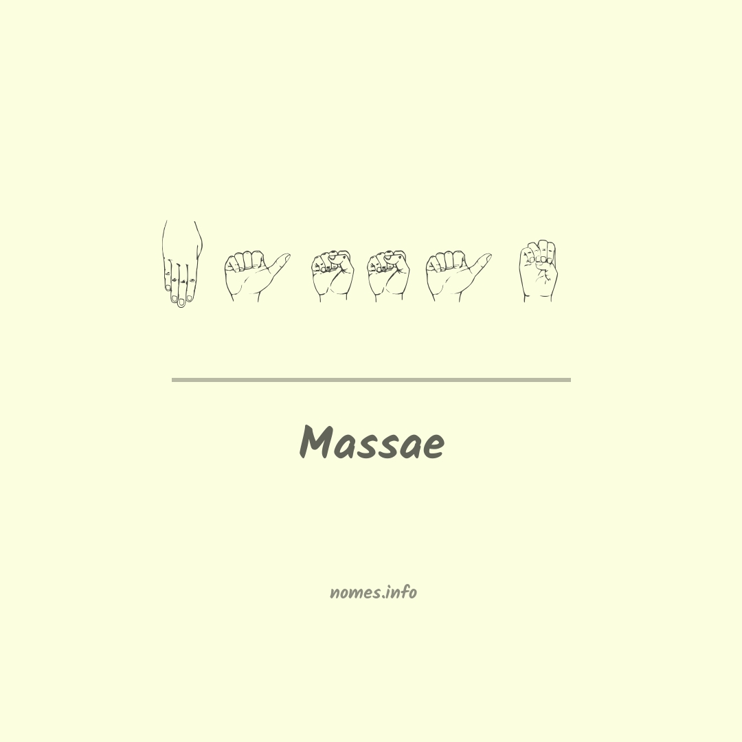 Massae em Libras