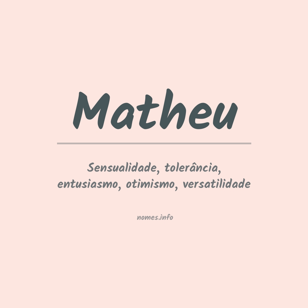 Significado do nome Matheu