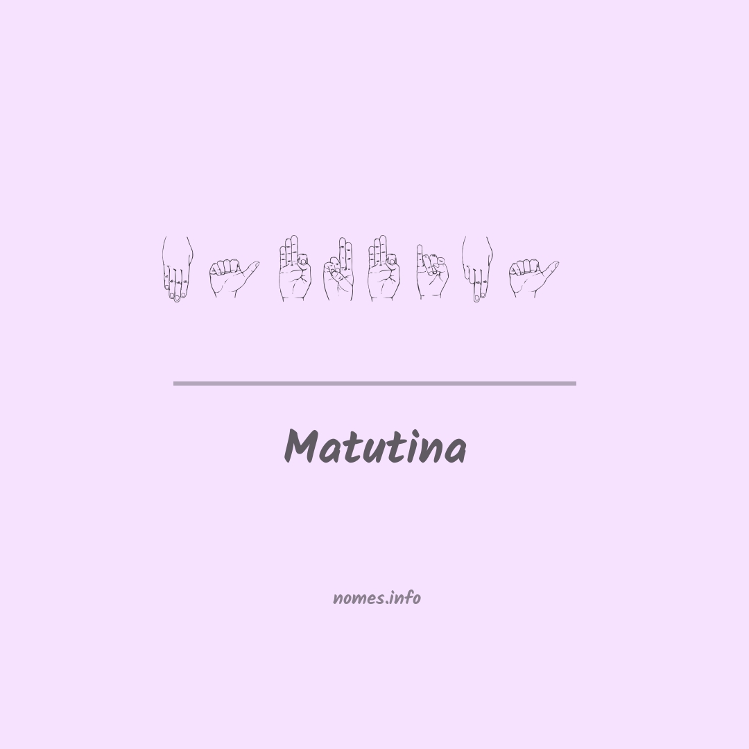 Matutina em Libras Matutina em Libras