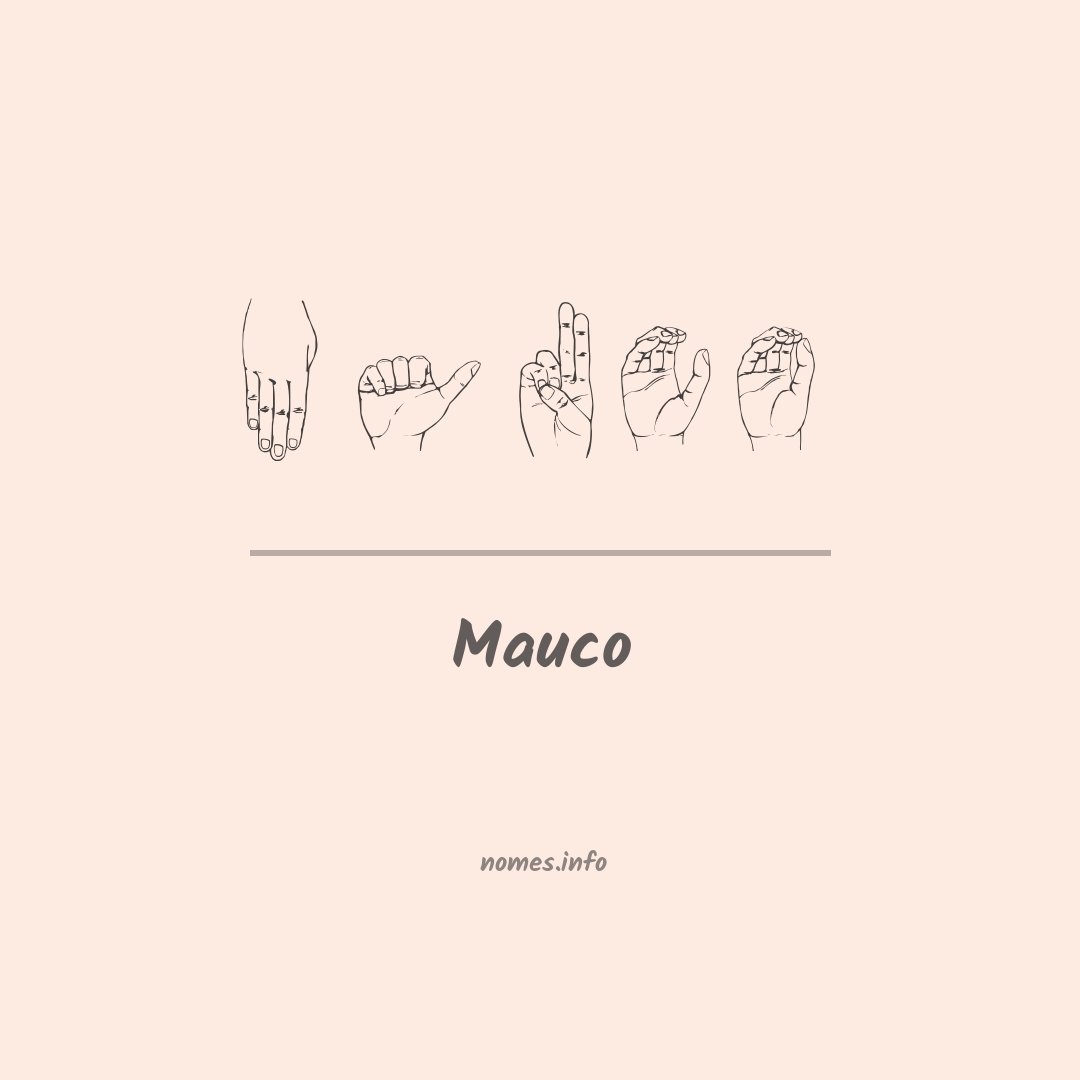 Mauco em Libras