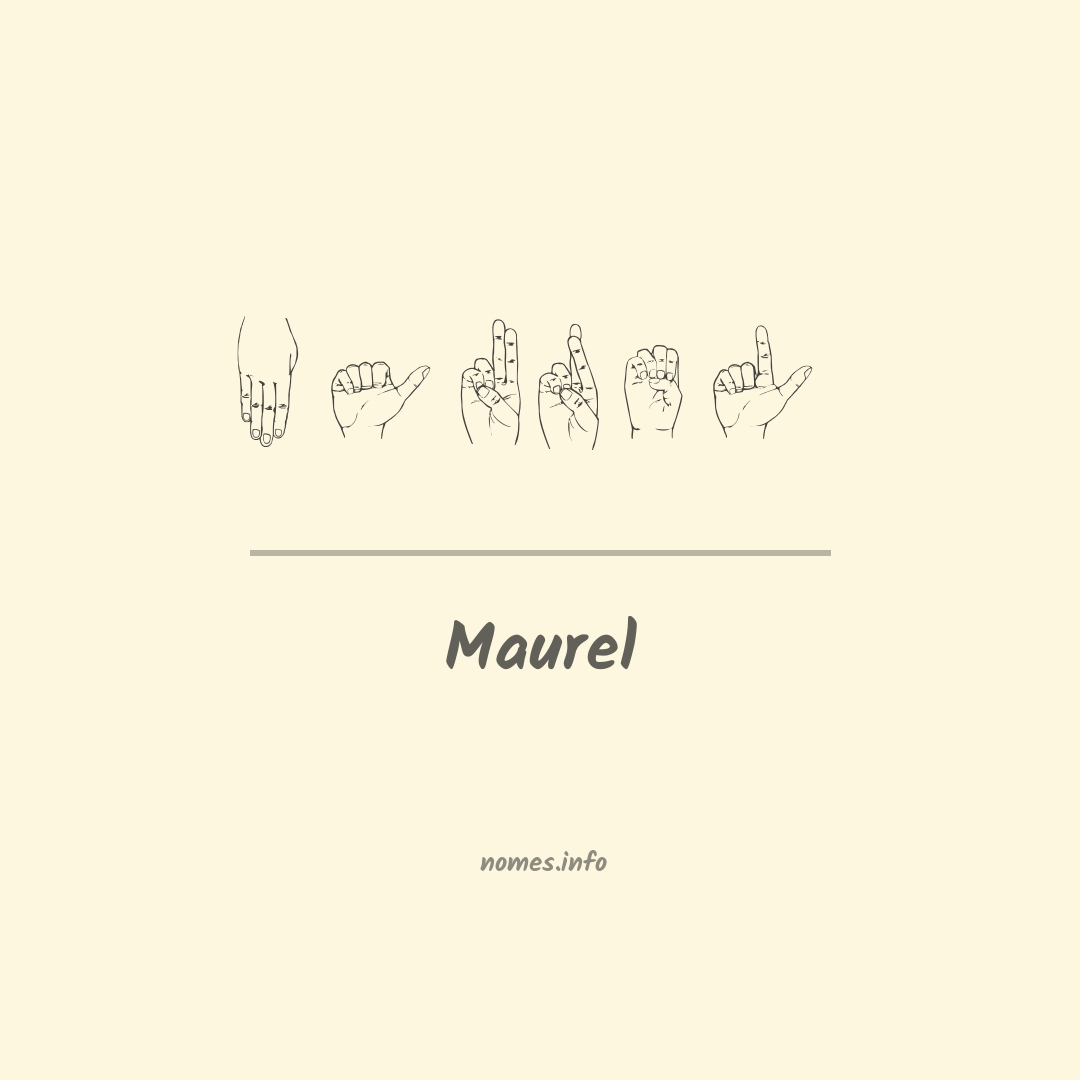 Maurel em Libras