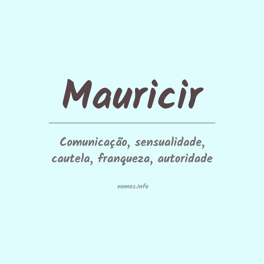Significado do nome Mauricir