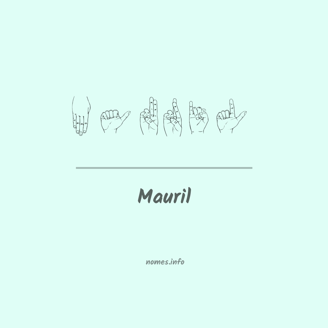 Mauril em Libras