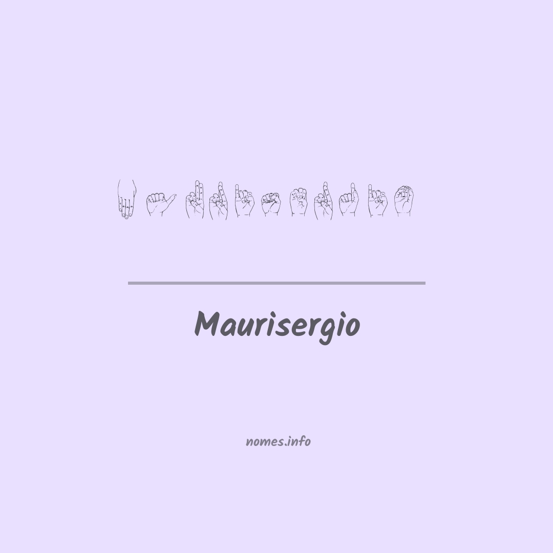 Maurisergio em Libras