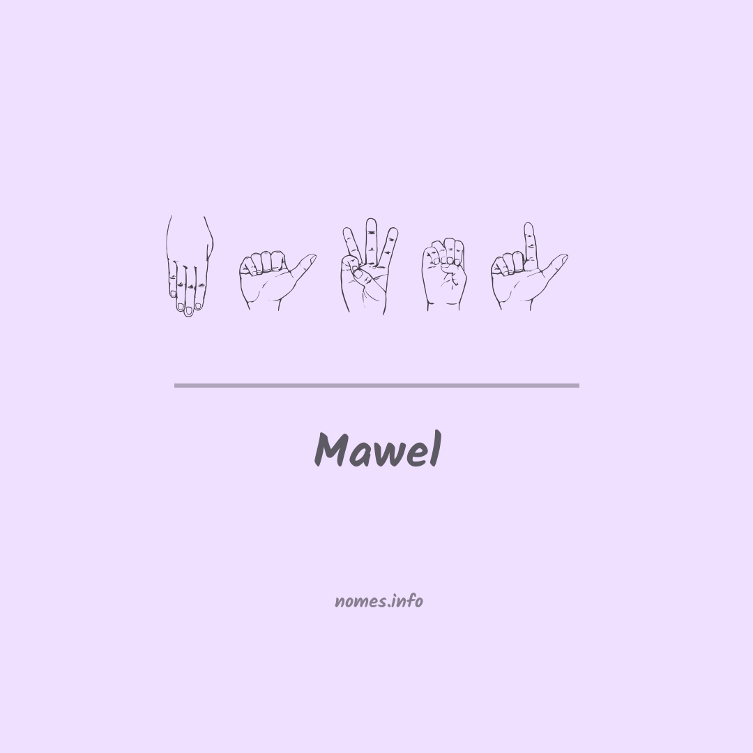 Mawel em Libras