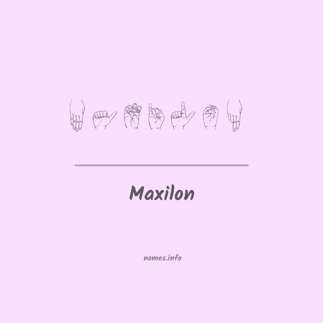Maxilon em Libras