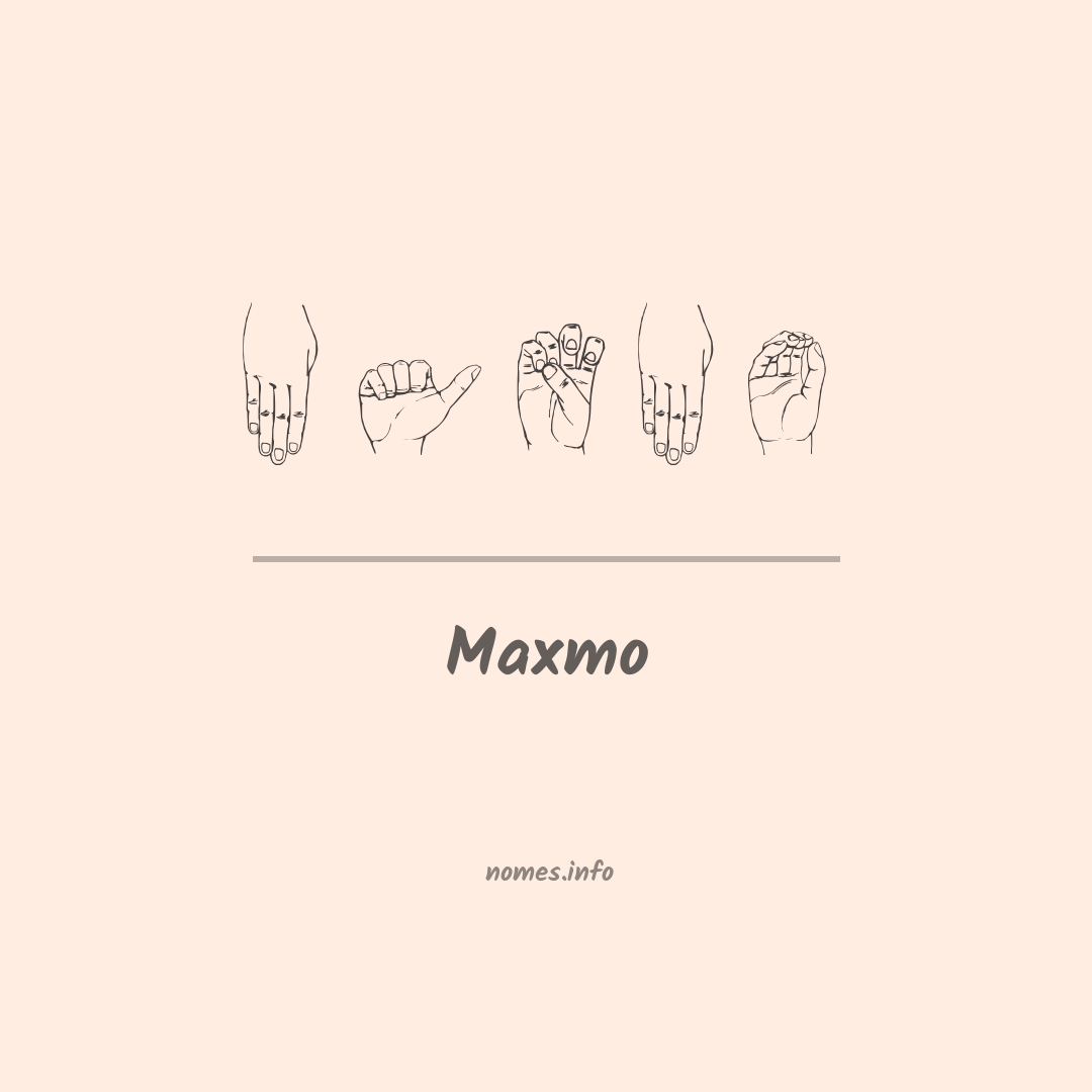 Maxmo em Libras