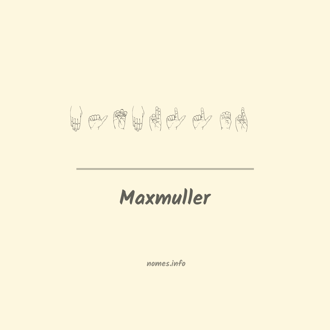 Maxmuller em Libras