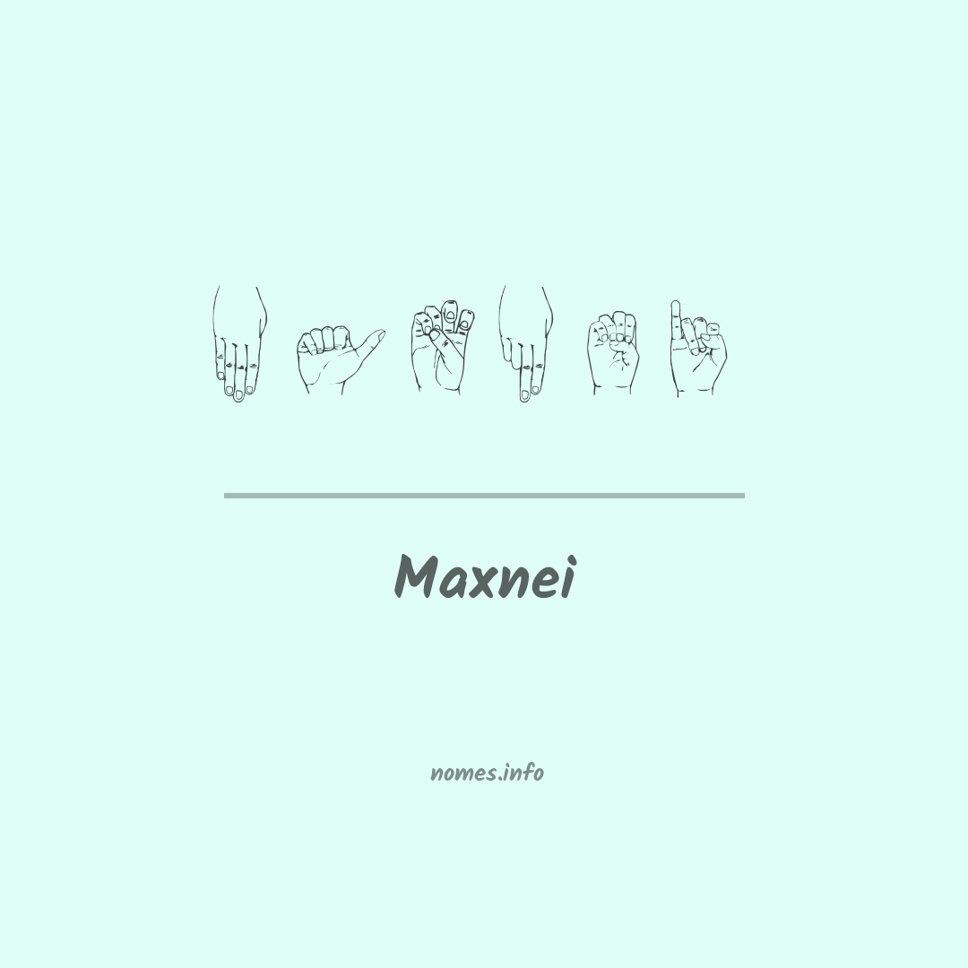 Maxnei em Libras