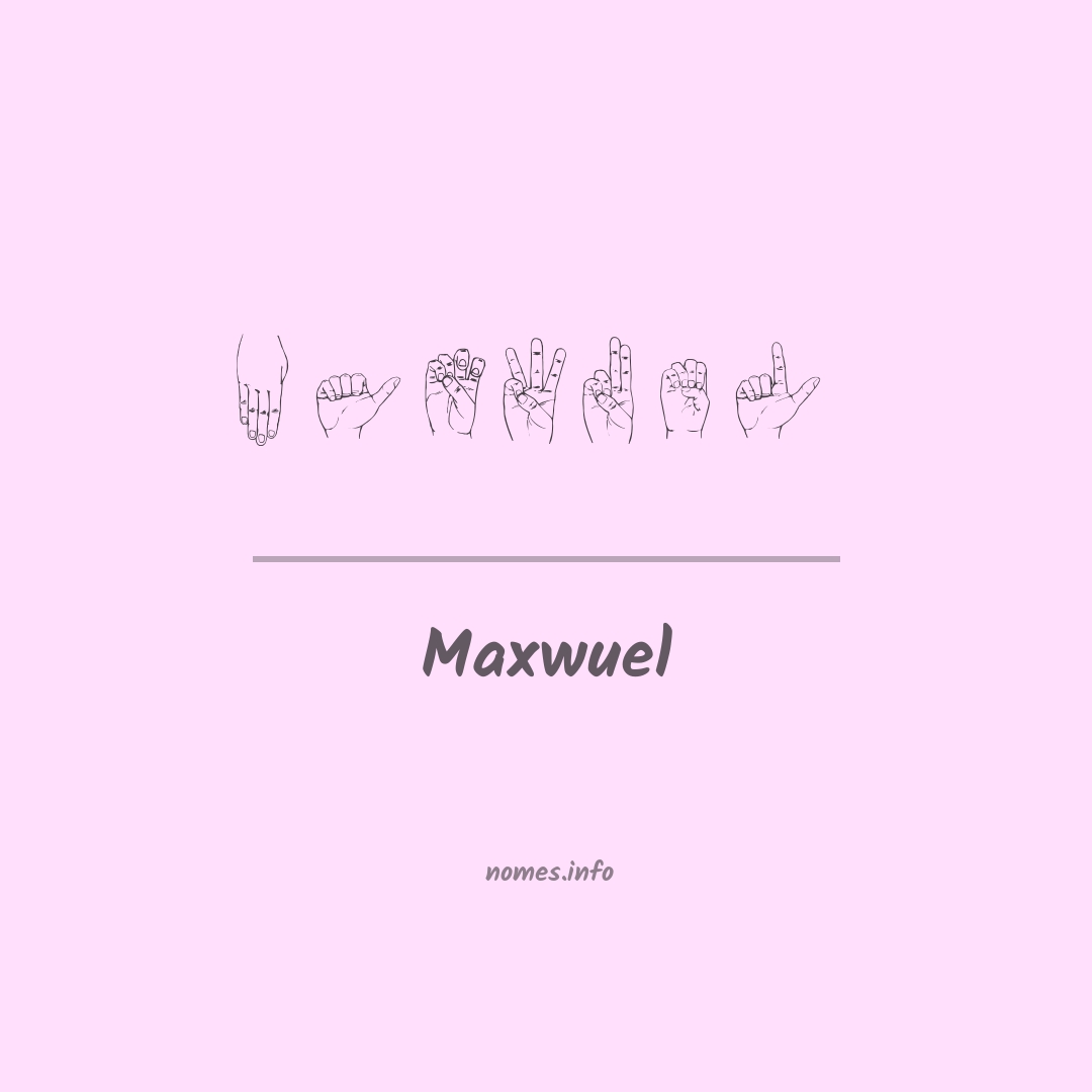 Maxwuel em Libras