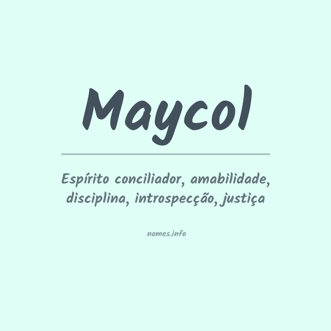 Significado do nome Maycol