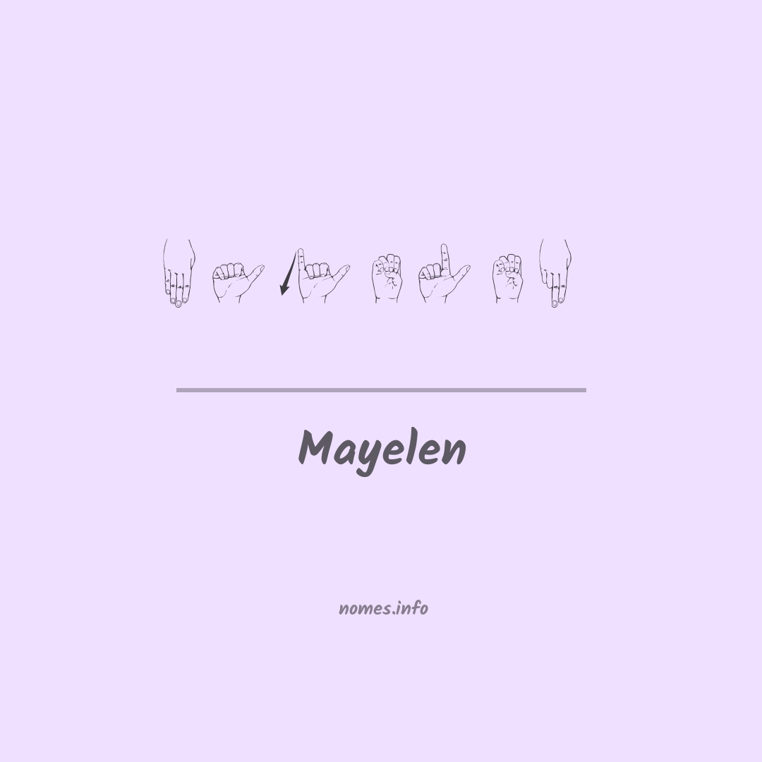 Mayelen em Libras