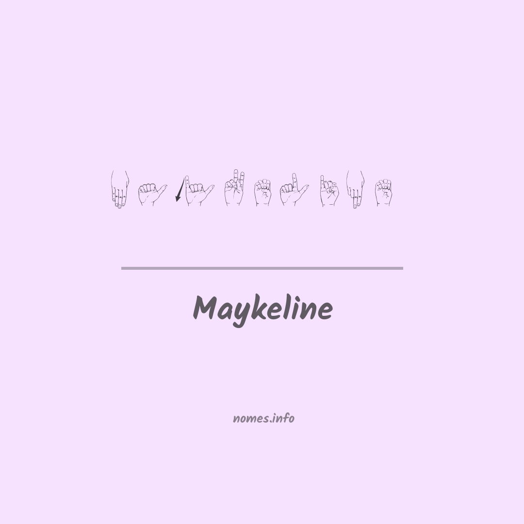 Maykeline em Libras