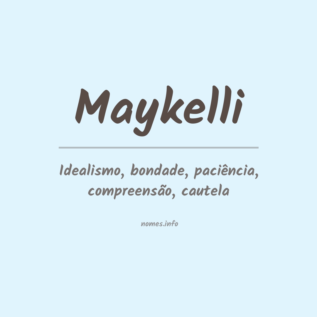Significado do nome Maykelli