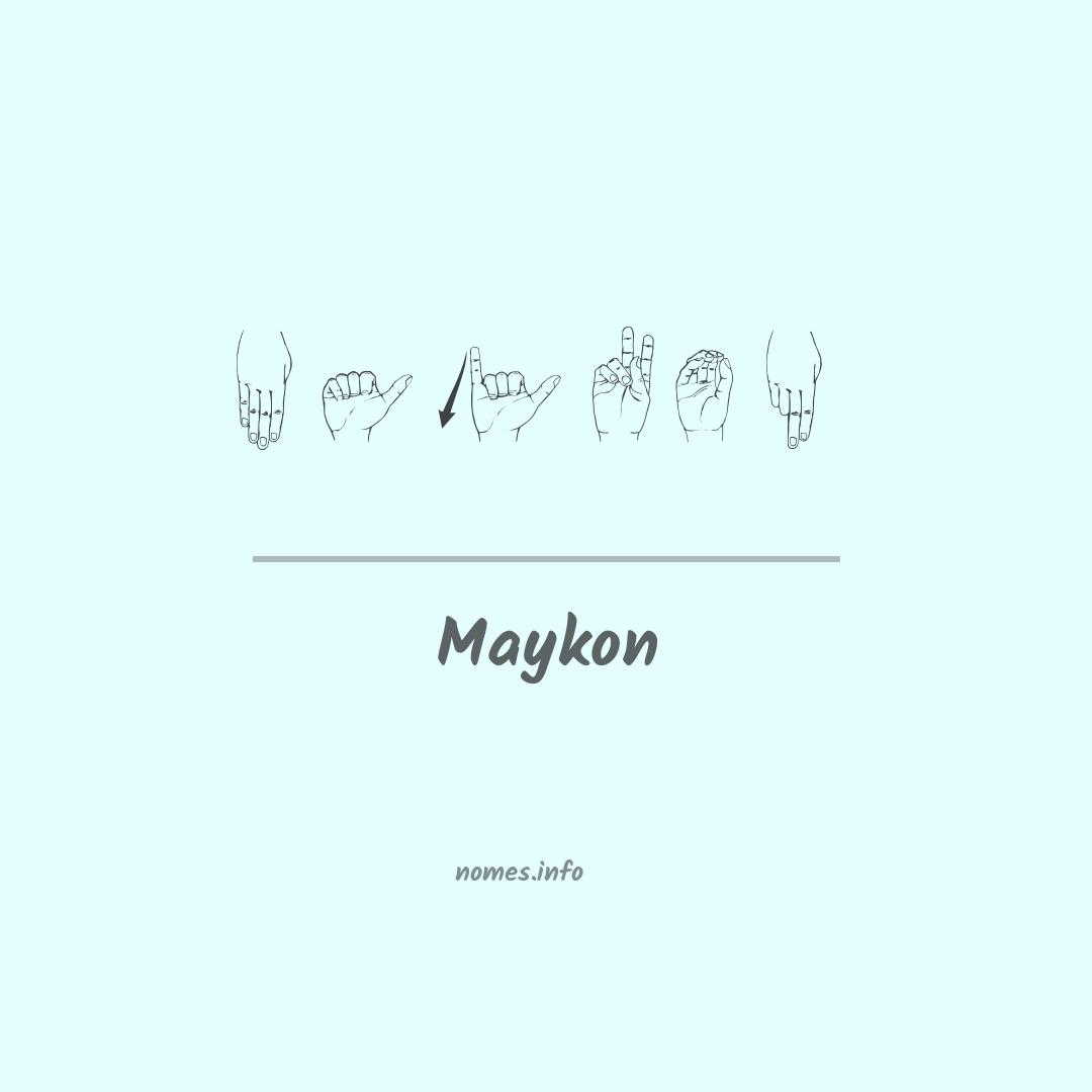 Maykon em Libras