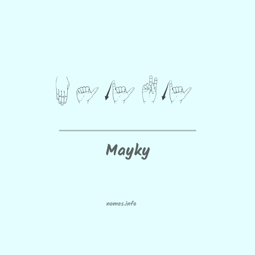 Mayky em Libras
