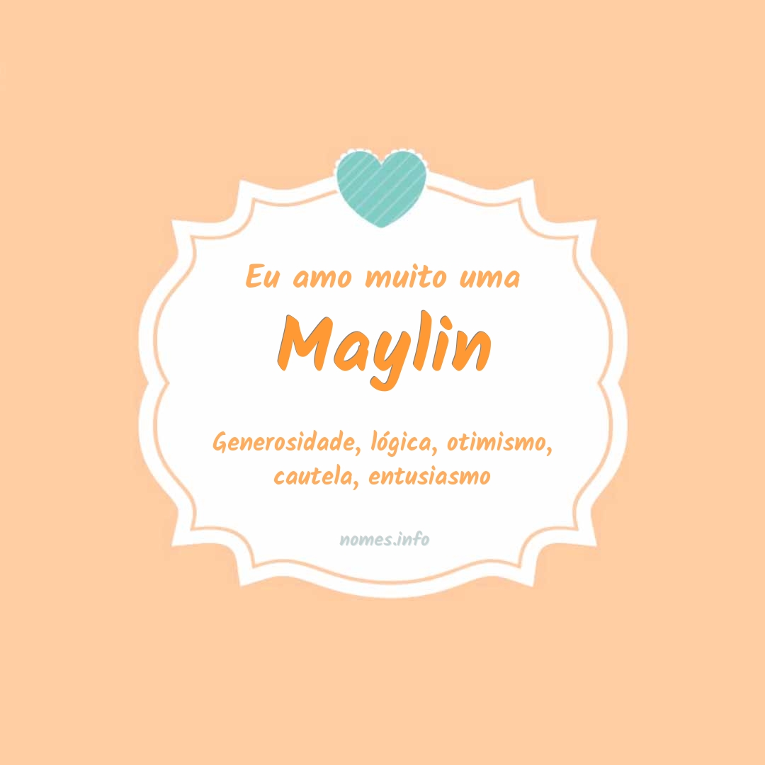 Eu amo muito Maylin