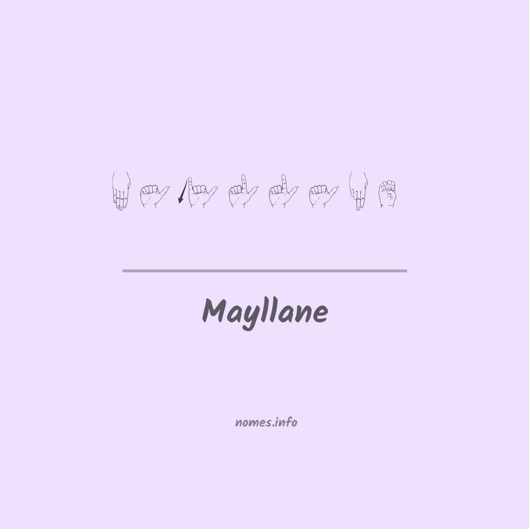 Mayllane em Libras