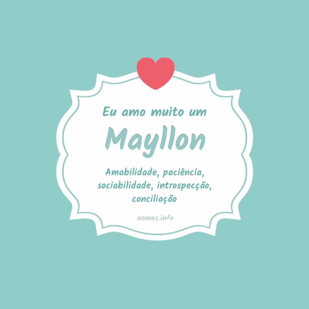 Eu amo muito Mayllon