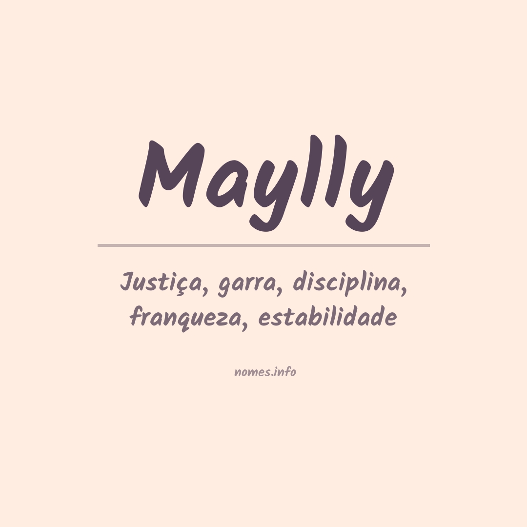 Significado do nome Maylly