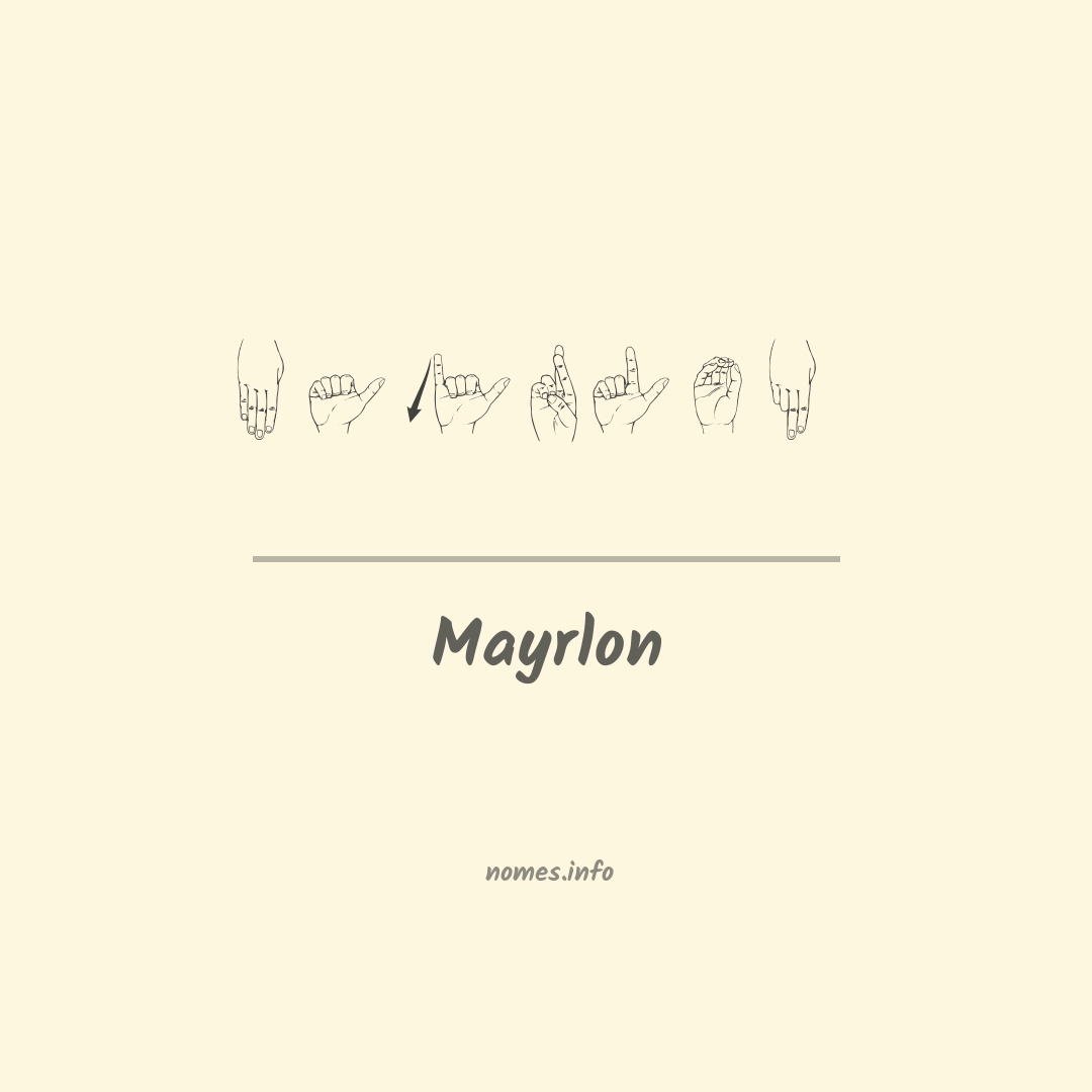 Mayrlon em Libras