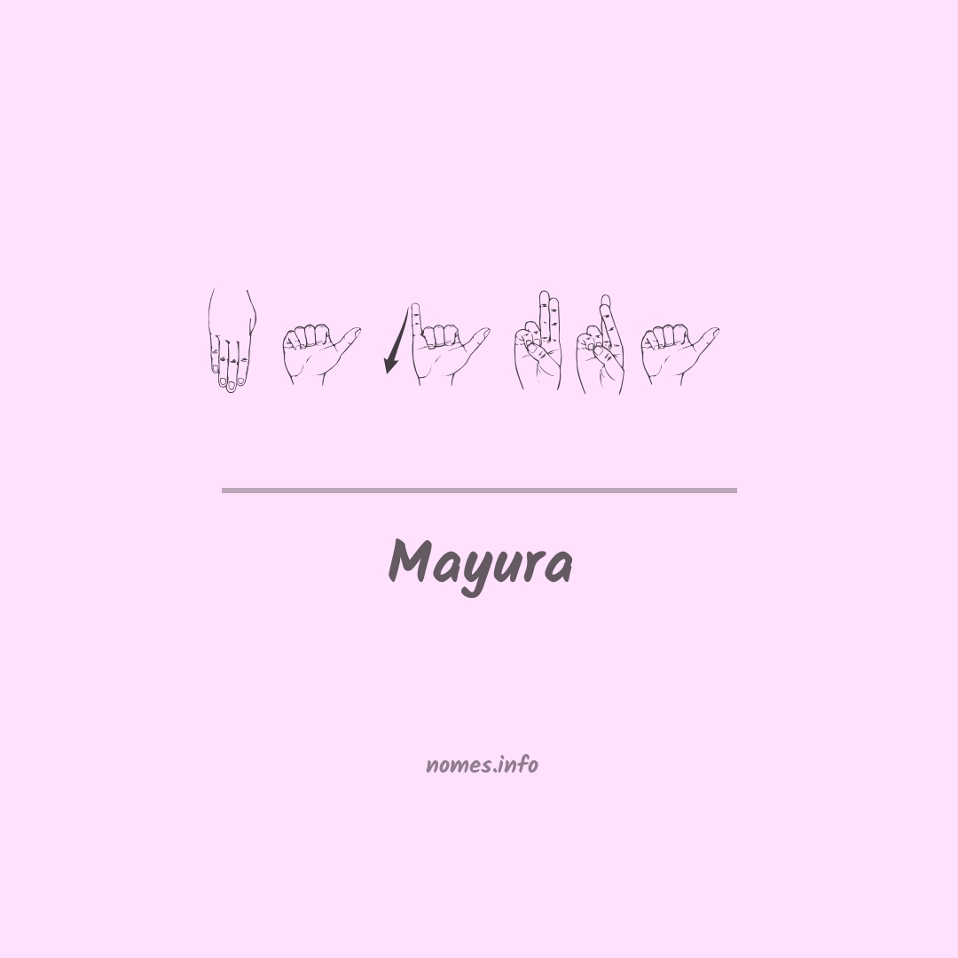 Mayura em Libras