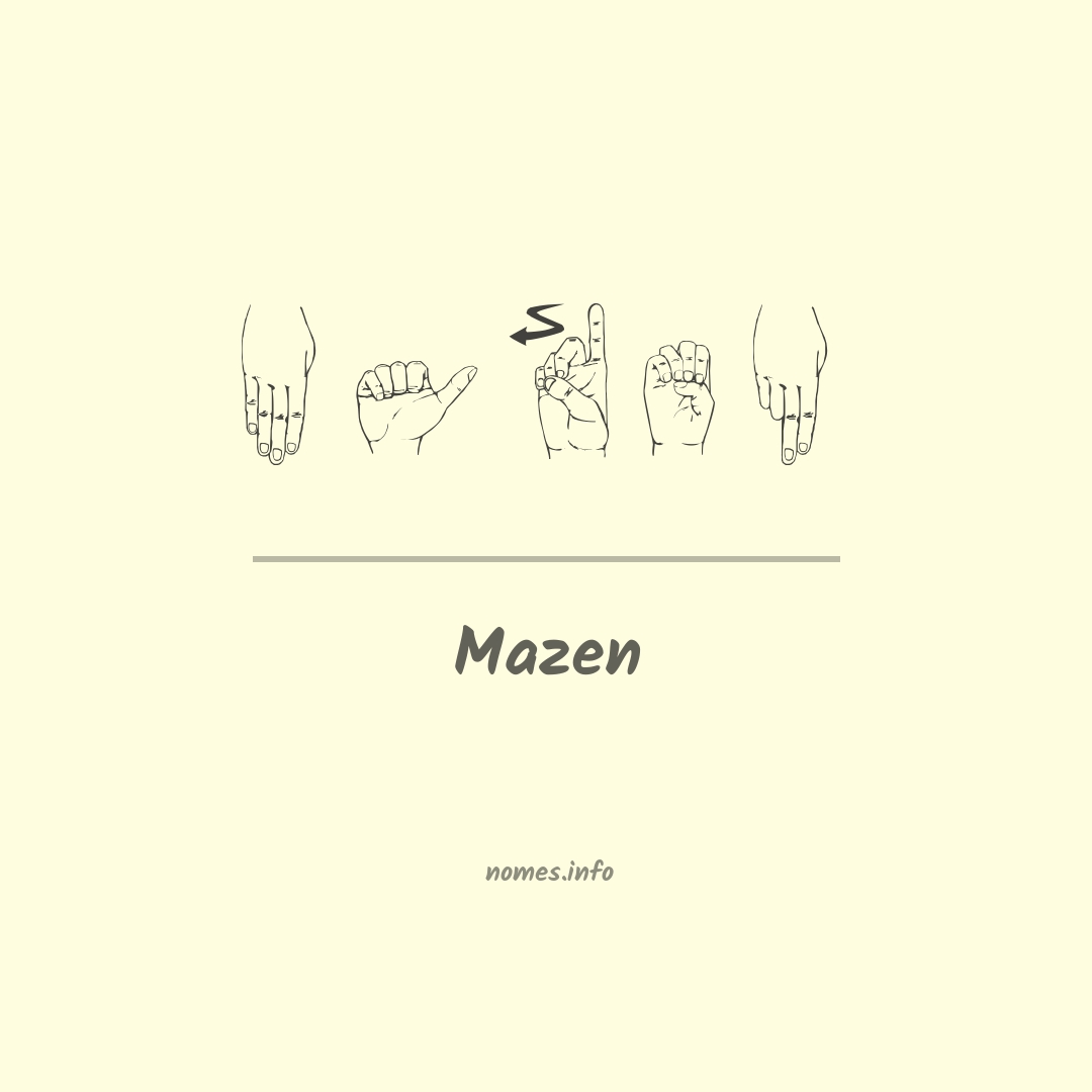 Mazen em Libras
