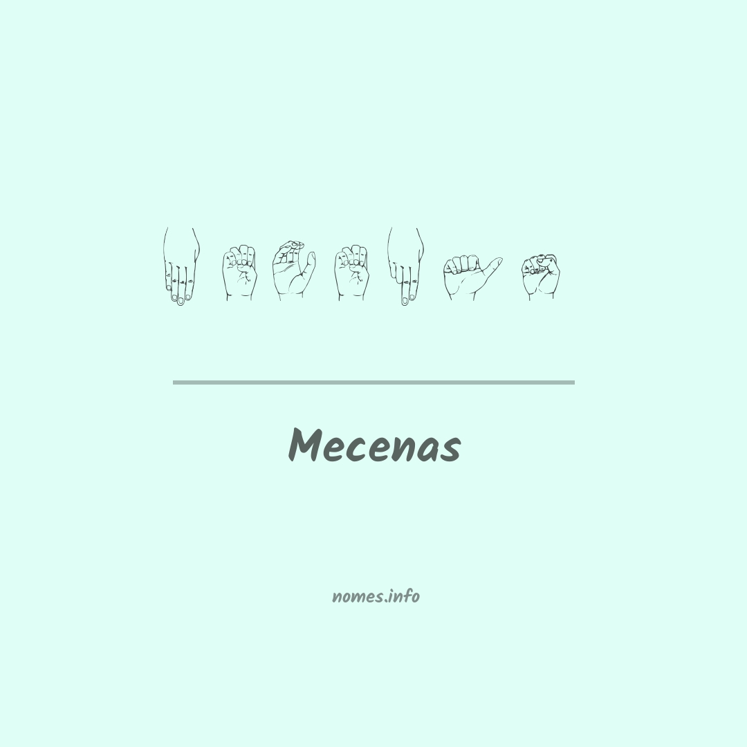 Mecenas em Libras