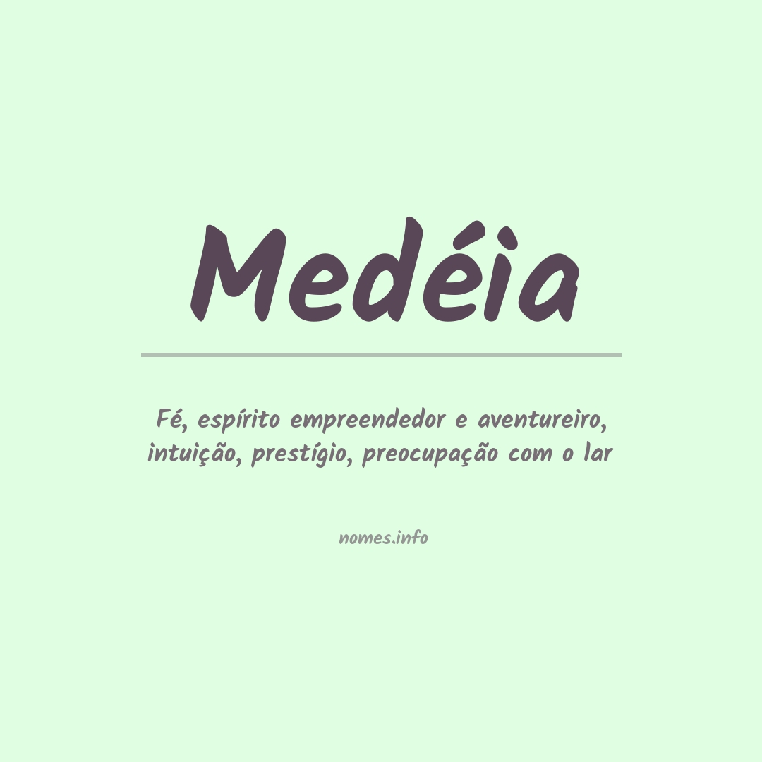 Significado do nome Medéia