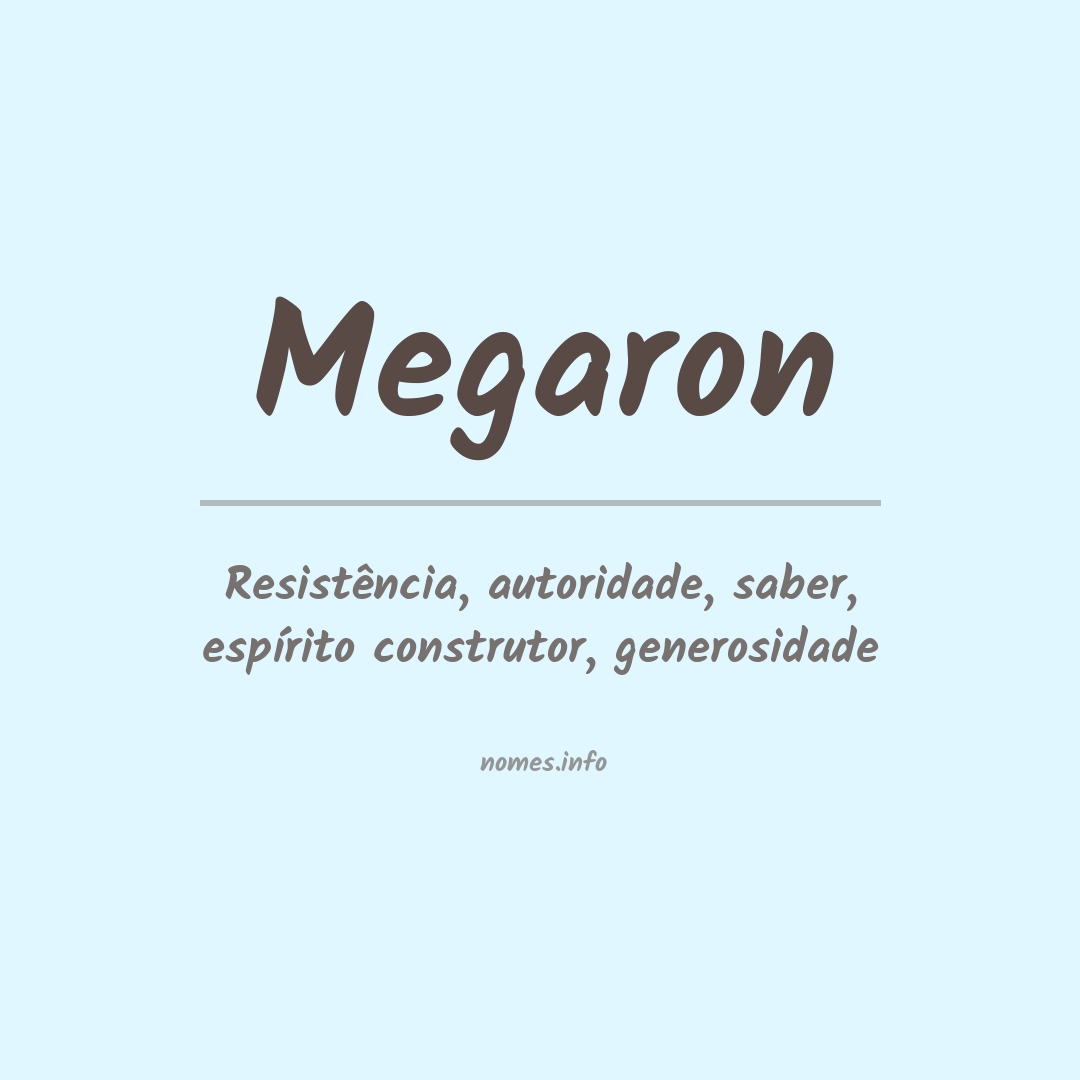 Significado do nome Megaron