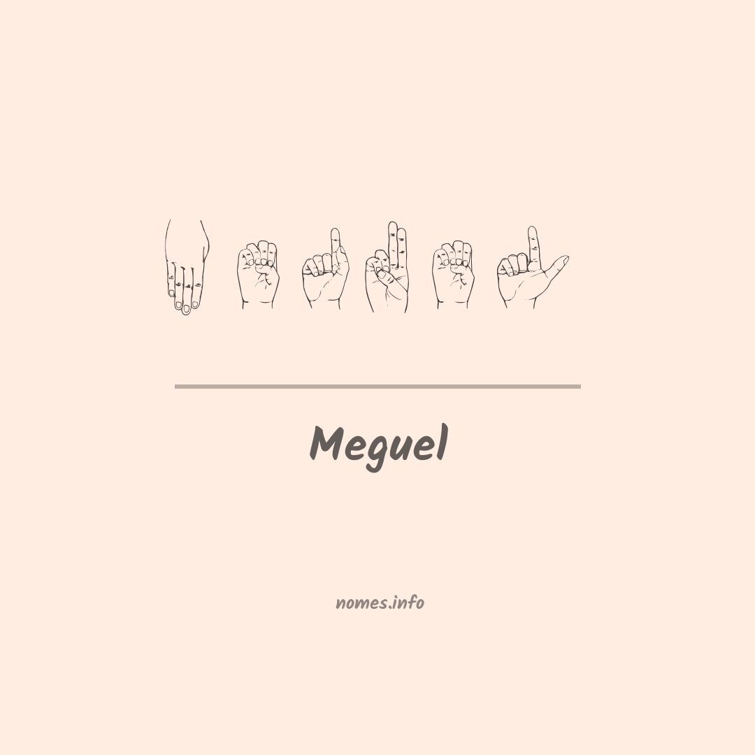 Meguel em Libras