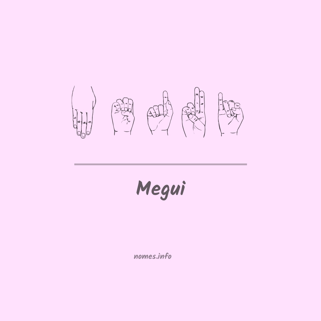 Megui em Libras