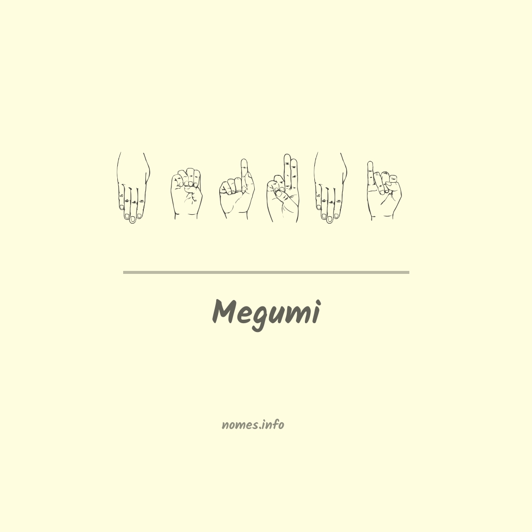 Megumi em Libras