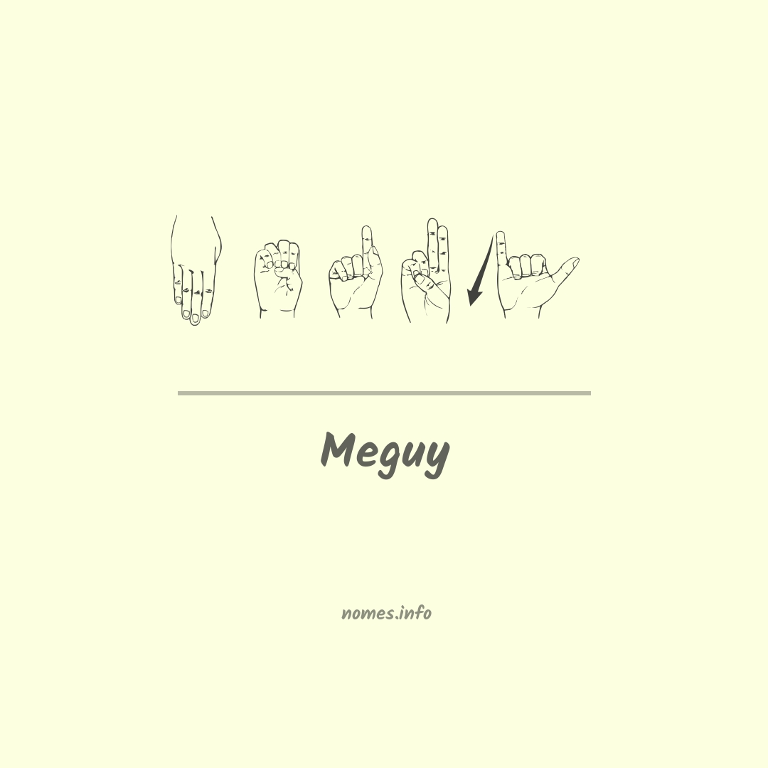 Meguy em Libras