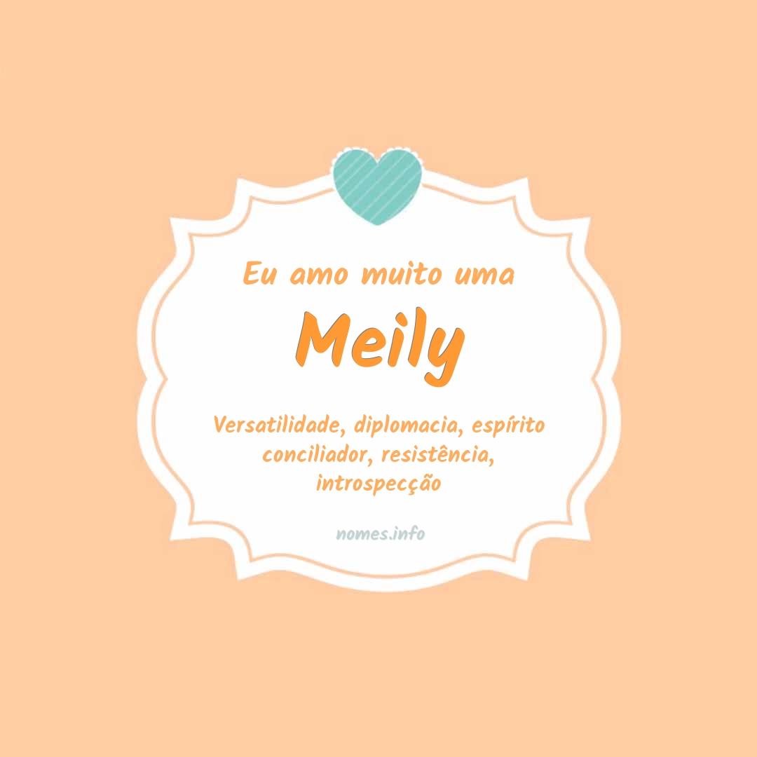 Eu amo muito Meily