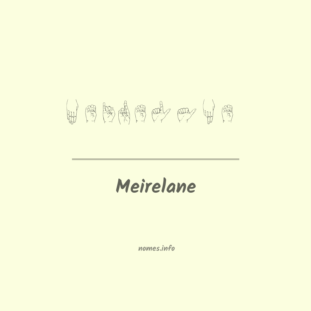 Meirelane em Libras