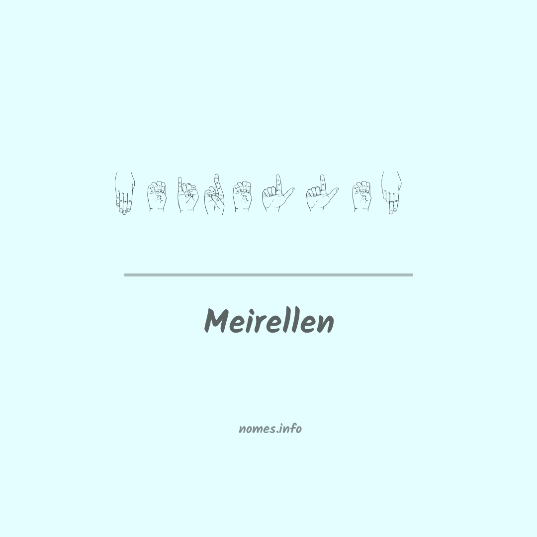 Meirellen em Libras