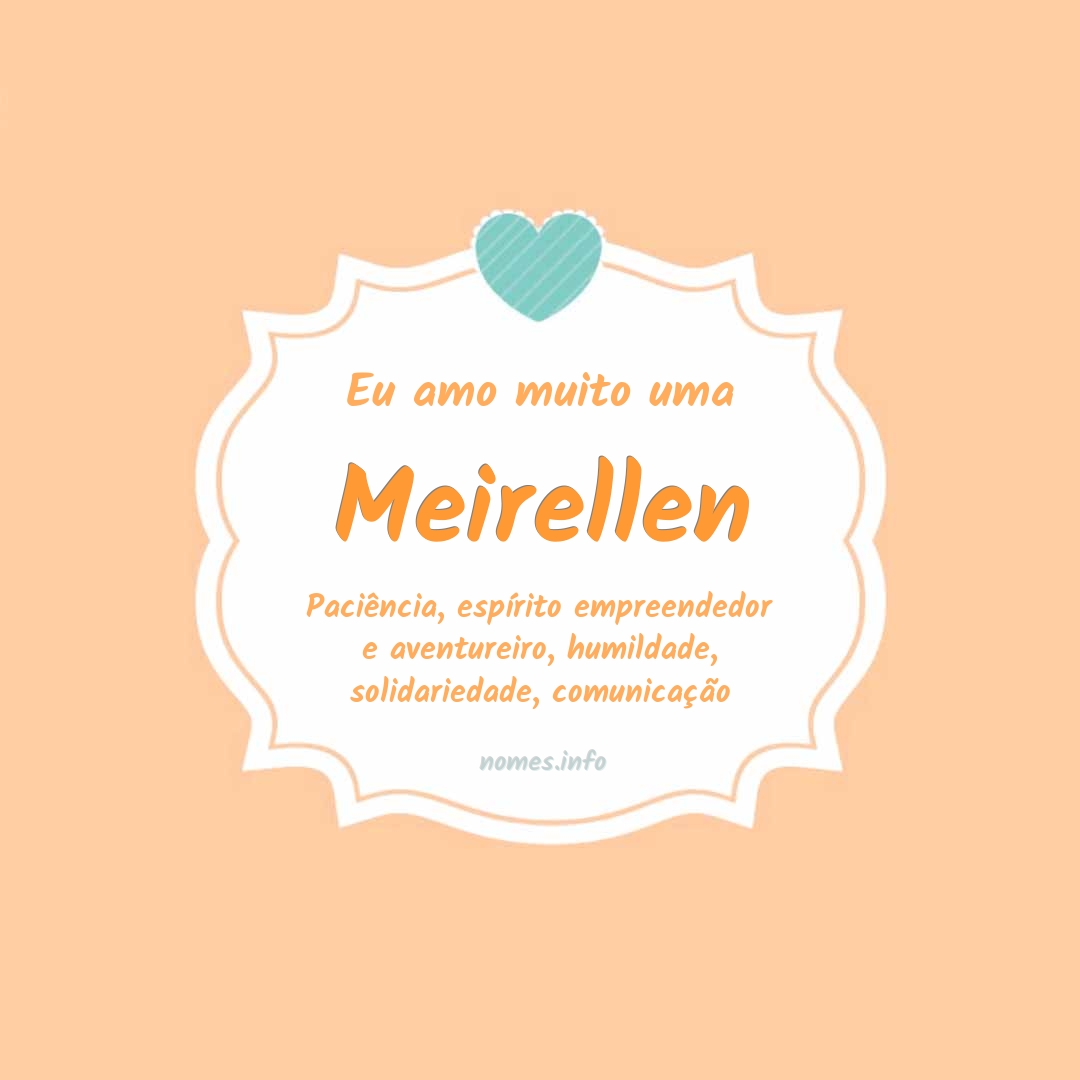 Eu amo muito Meirellen