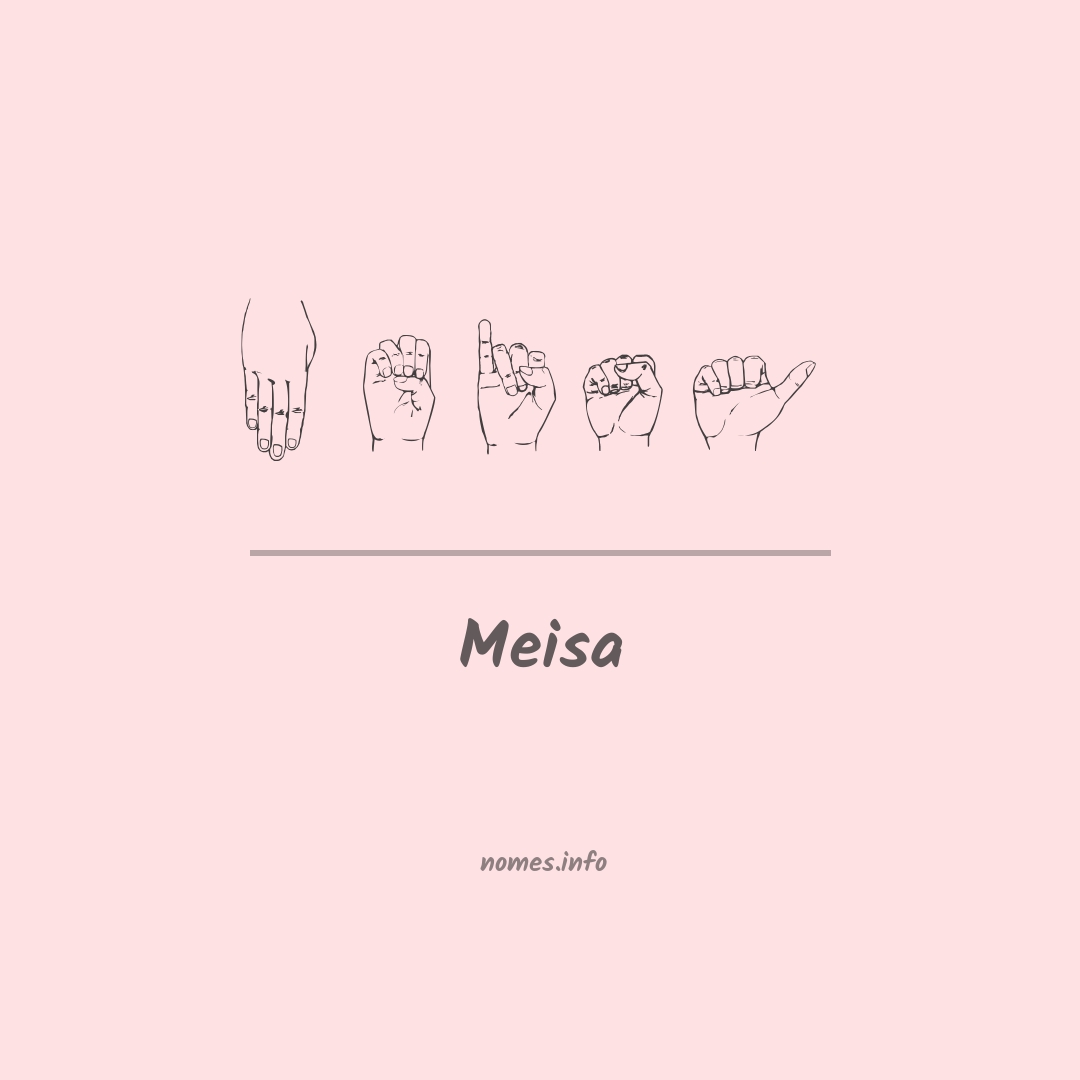Meisa em Libras