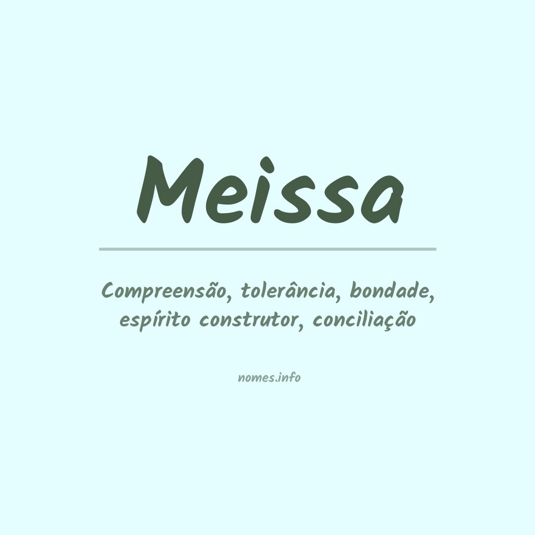 Significado do nome Meissa