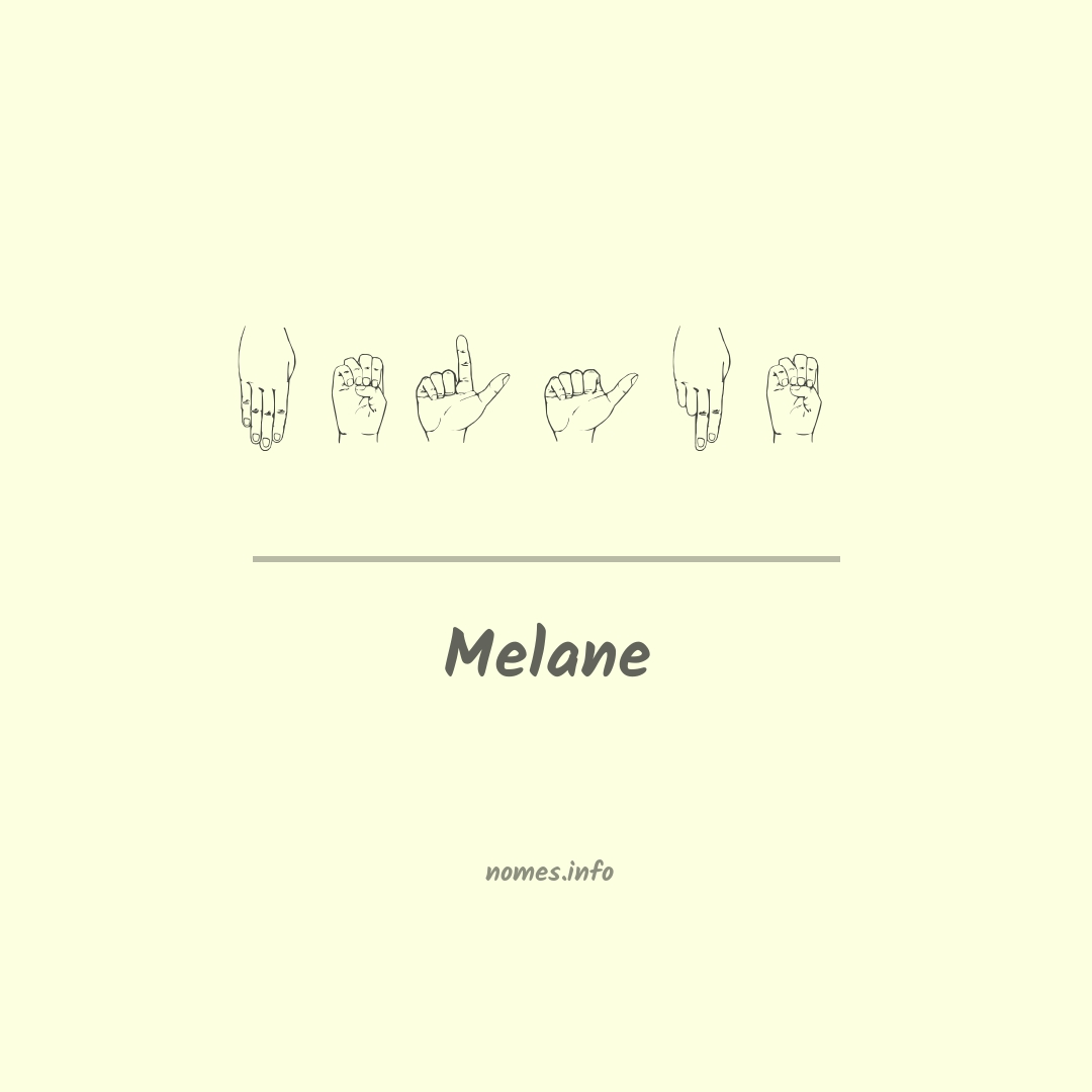 Melane em Libras Melane em Libras