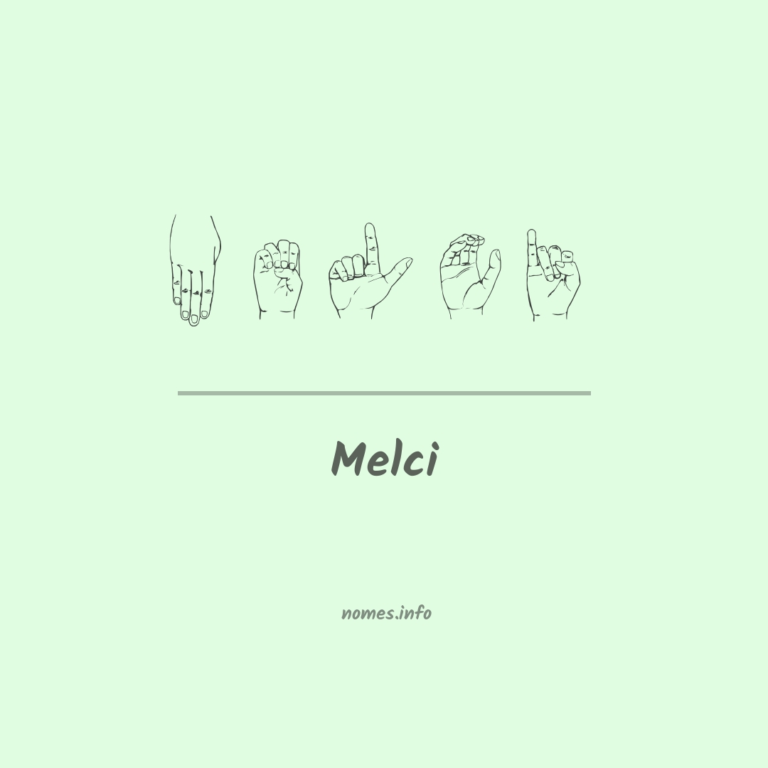 Melci em Libras