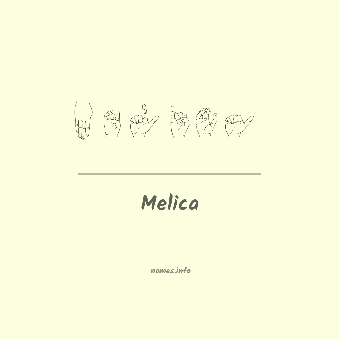 Melica em Libras