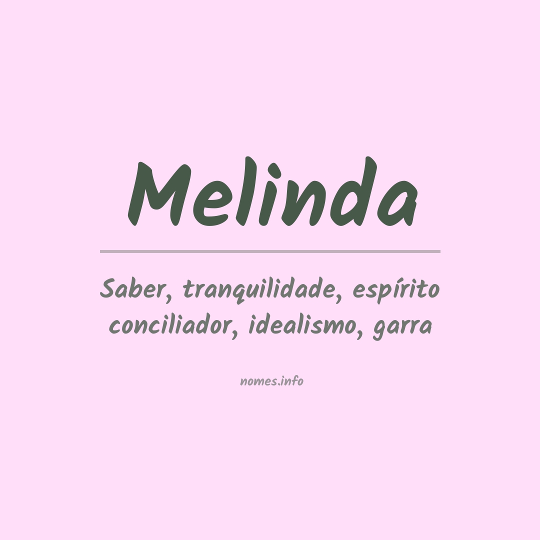 Significado do nome Melinda
