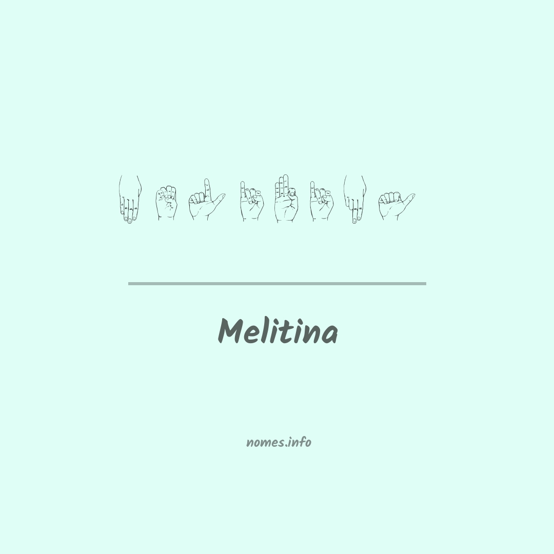 Melitina em Libras